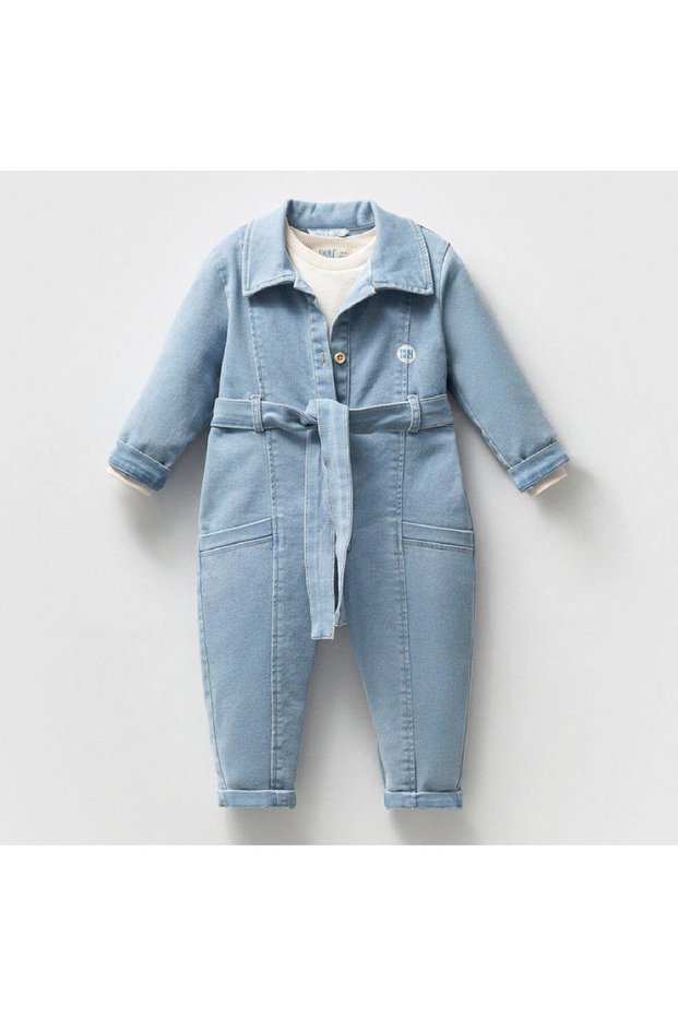 Baby Girl Salopet Set Noy-9341