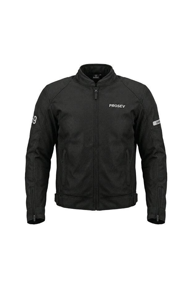 Motorcycle Summer Jacket Full Protection Biker Mesh Jacket Black