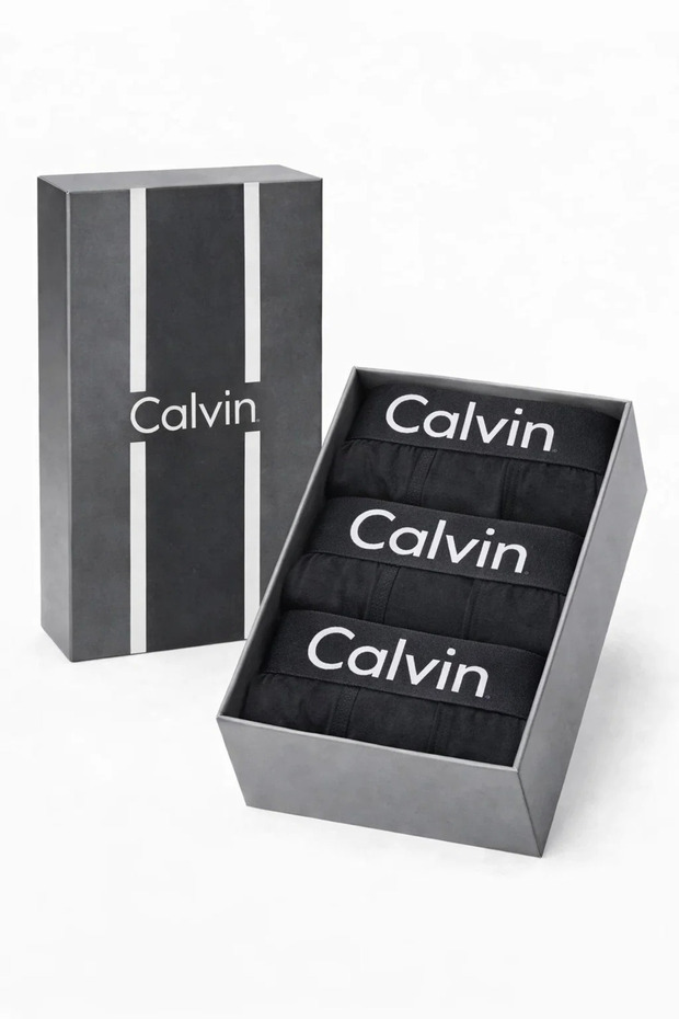 Calvin Klein 3 Adet Likralı Kutulu Boxer