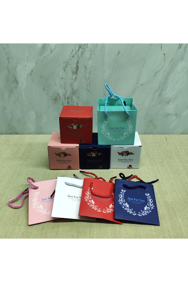 علبة خاتم رومانسية على شكل وردة مربعة - 2