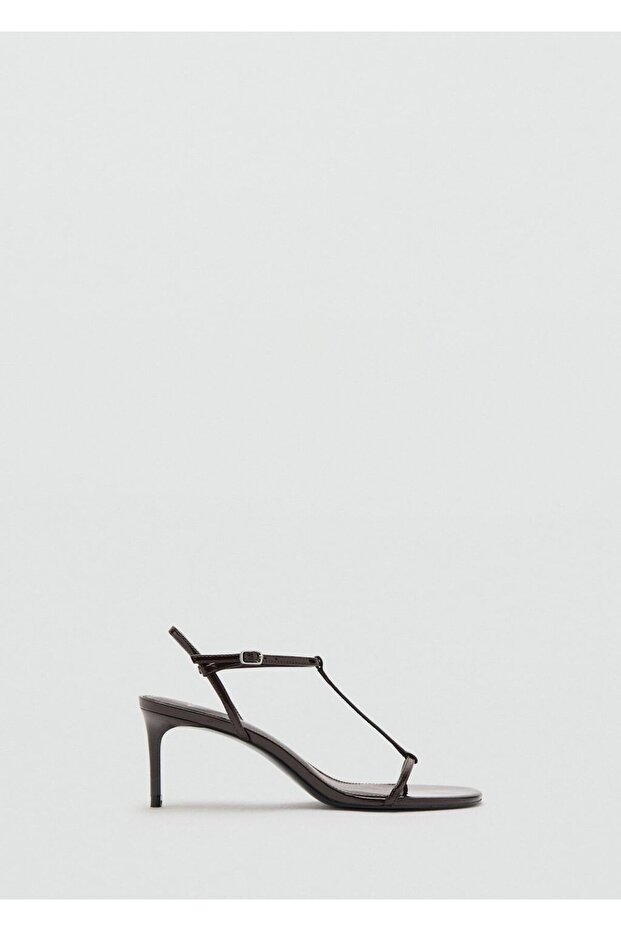 Topuklu bantlı sandalet - 2