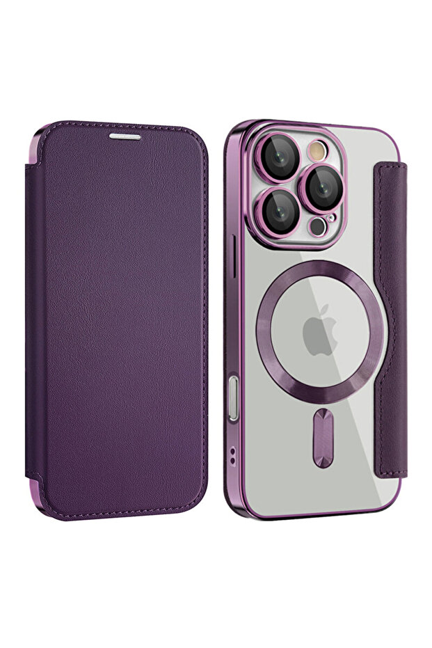Husă SmartMag pentru iPhone 16 Pro Max, violet - 2