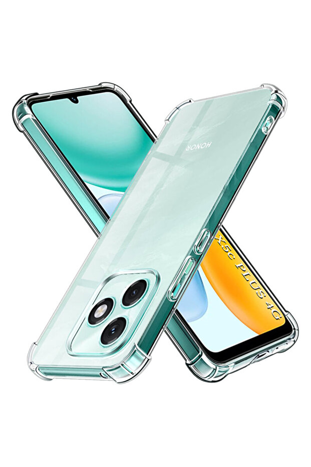Honor X5c Plus Shockproof Clear Silicone Case - 1