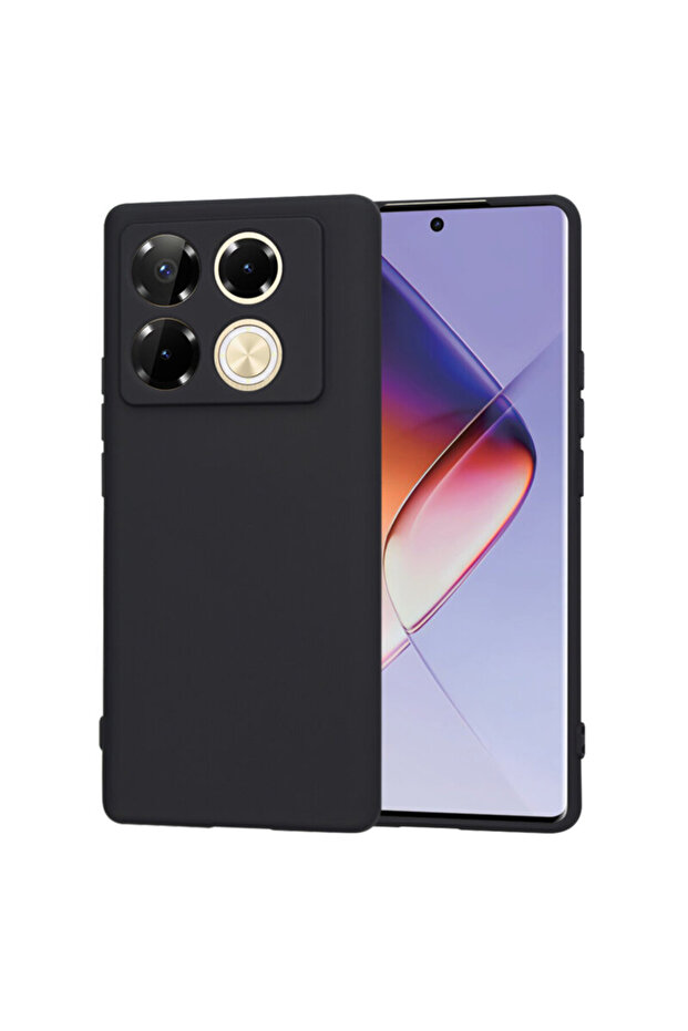 Silicone Case Infinix Note 40 Pro 4G SoftFlex, Black