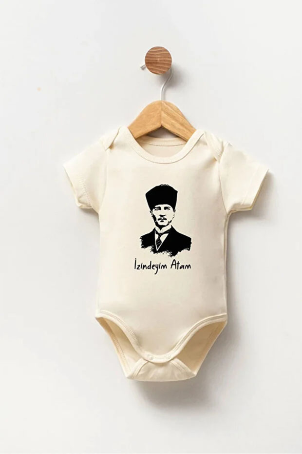 100% Cotton Baby Bodysuit - I'M Following Atam Bodysuit - Baby Bodysuit Badi - Written Bodysuit