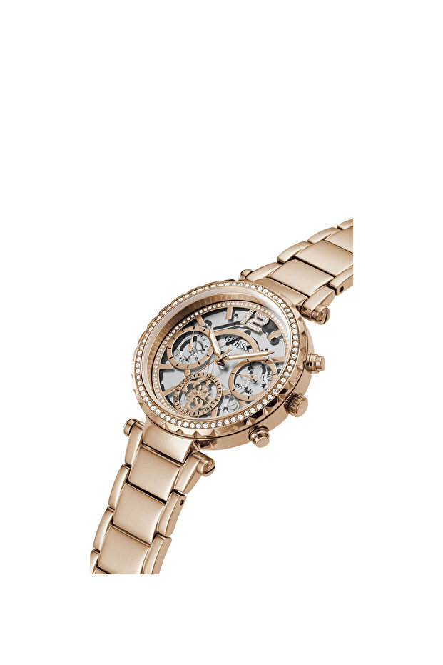 Rose Gold Multifunction Watch - 4