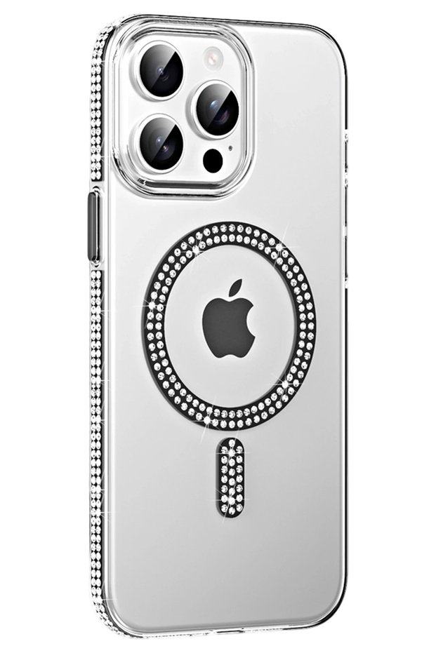 Matrixzn iPhone 15 Pro Move Stone Magsafe Cover (233102) - Black