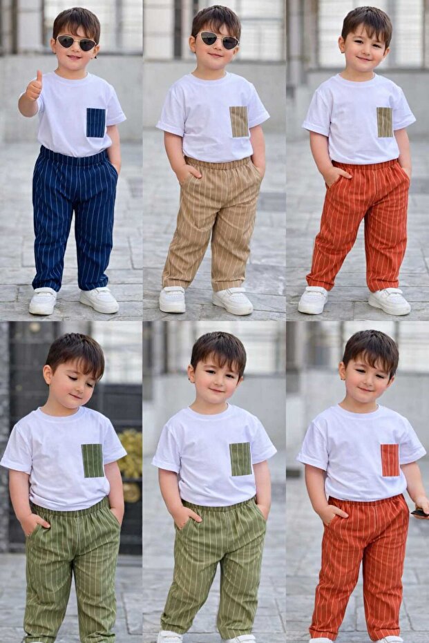 Children's Striped Set - 2