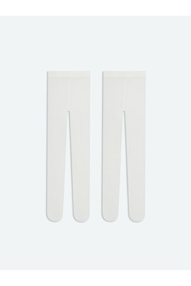 Timeless Clothing & Timeless Choices Baby Girl Pantyhose with Drawstring Waist, Pack of 2