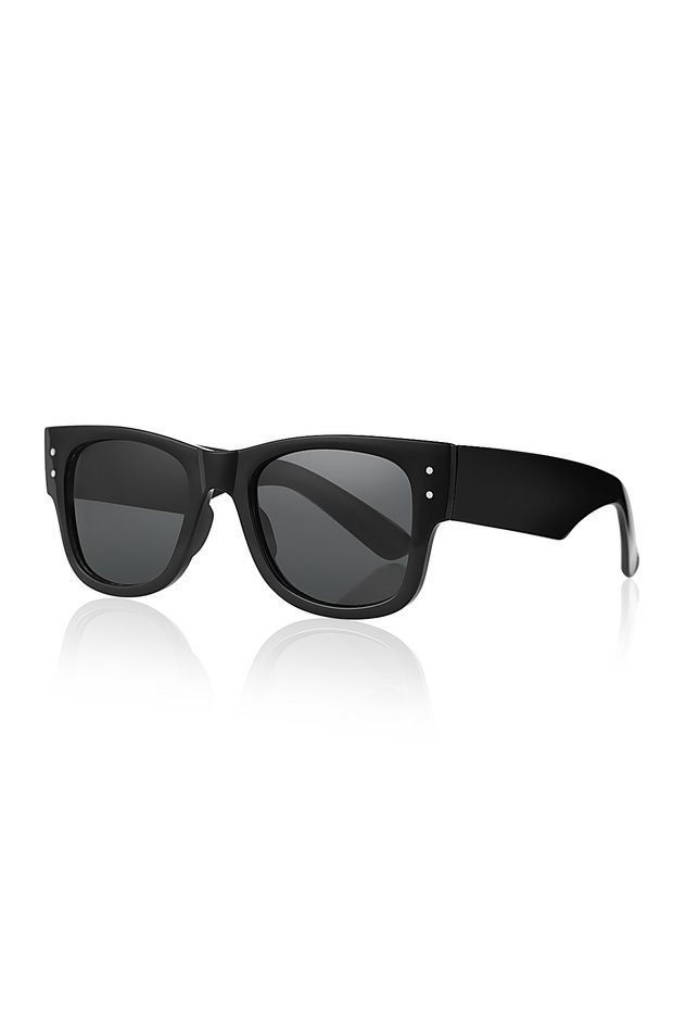 Çardak Unisex Vintage Black Ultra Light Uv400 Protected Sunglasses