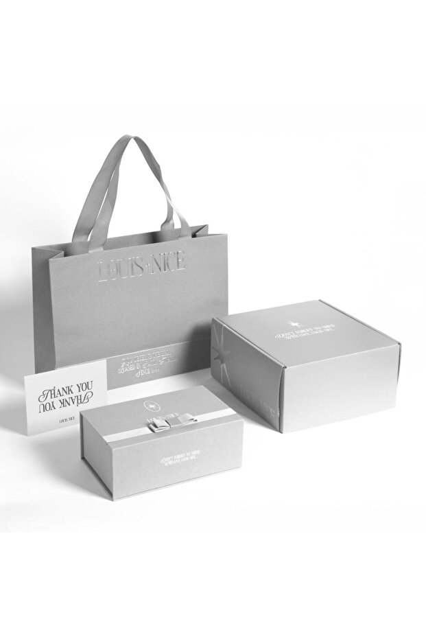 ساعة رجالية من الفولاذ بإطار مستطيل - 2