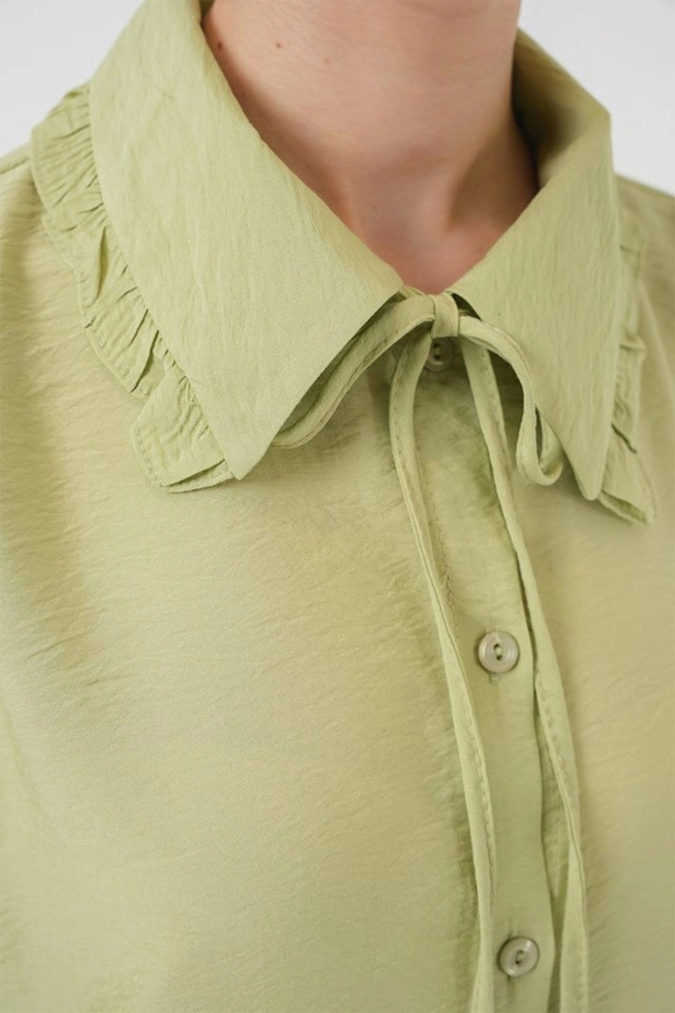 قميص طويل مكشكش تونيك 5952 - Çağla - 4