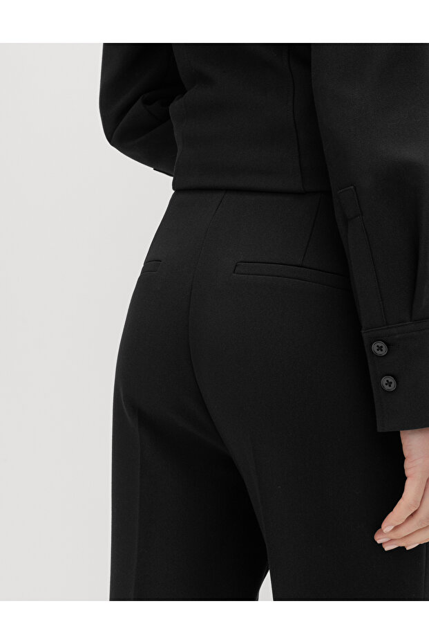 Flared Paça Pantolon - 6