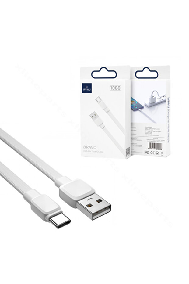 Bravo Series Wi-C003 USB to Micro USB Cable (1m) – White