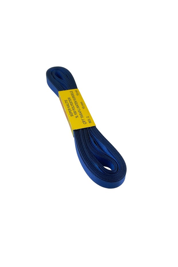 Folded Curtain Ribbon (10mm) Midnight Blue