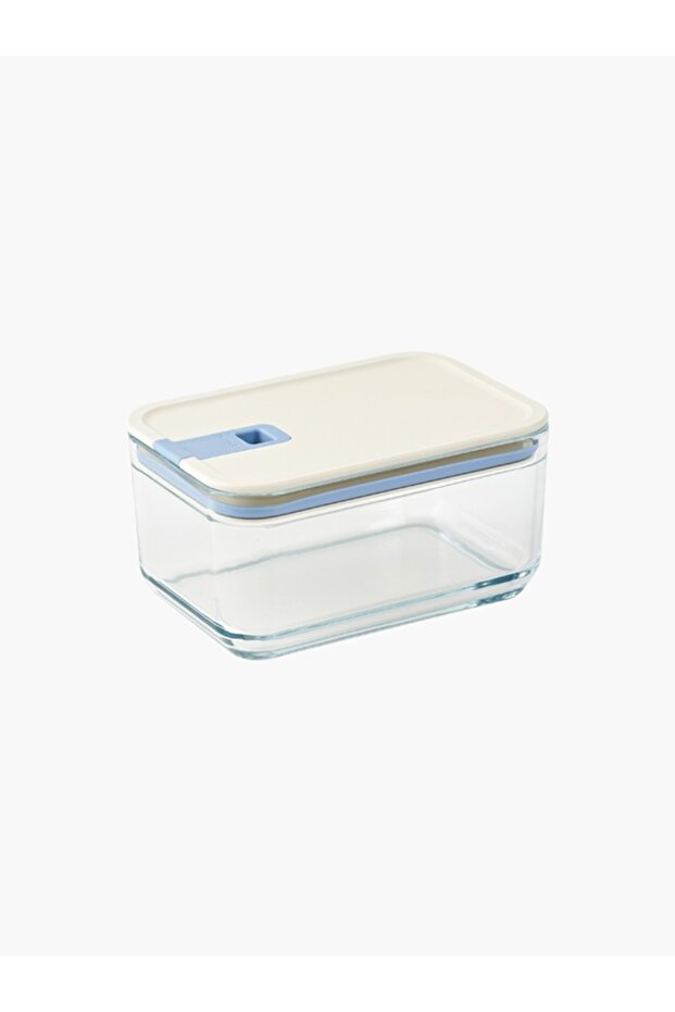 Perfect Seal Rectangular Glass Food Storage Container 1100ml - Leakproof Lid