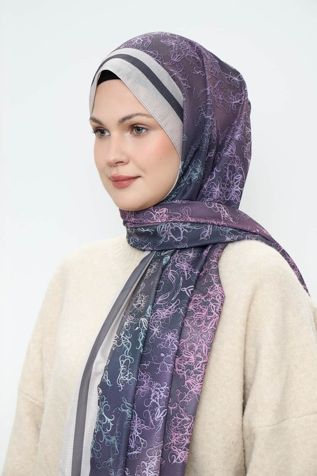 شال لينا بنمط اللبلاب - 3