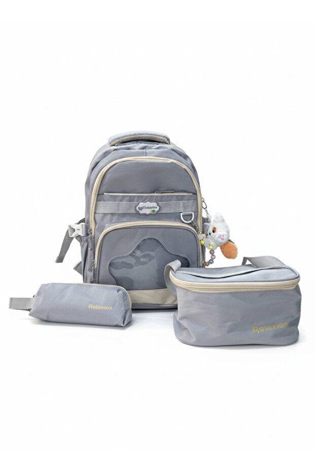 Set of 3 Children's Primary School Bags with Accessories, Pencil Holder, Lunch Bag, Backpack 1920