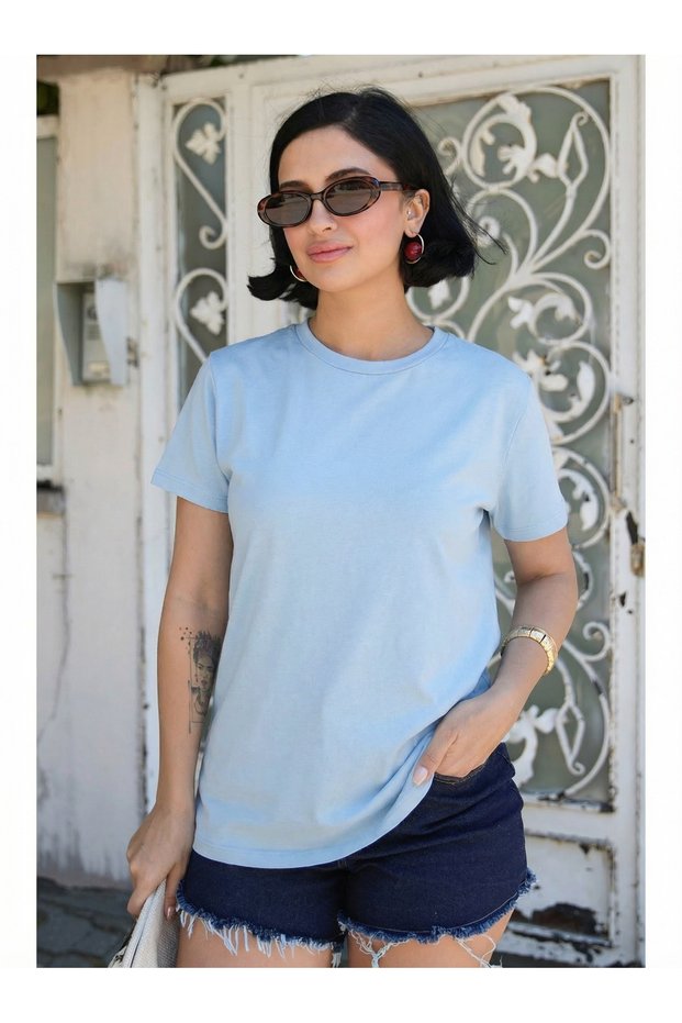Sports Casual Oversize Fit 100% Cotton Basic T-Shirt