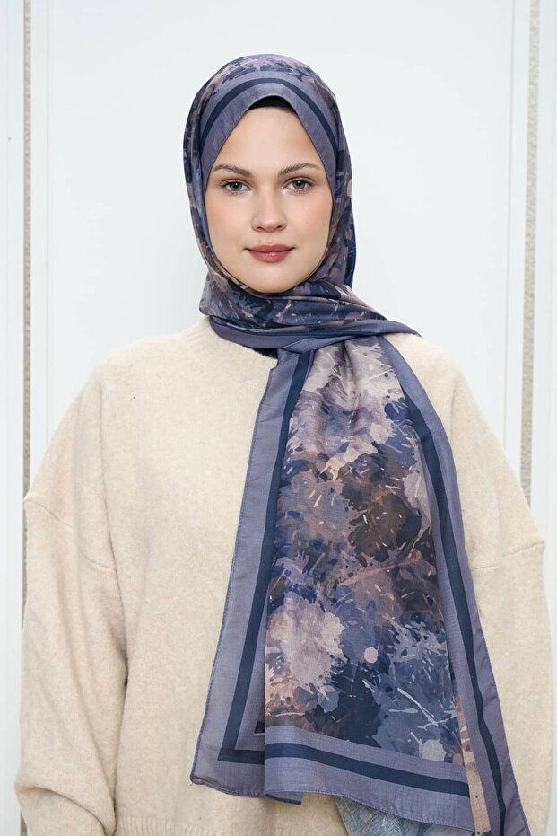 شال لينا بنمط ماربيل - 1