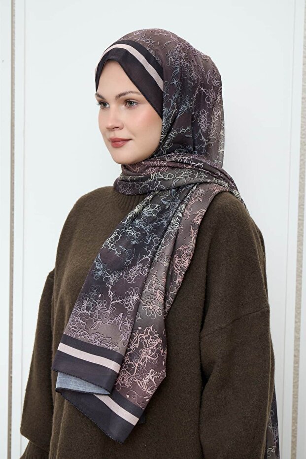 Ivy Pattern Lina Shawl - 2