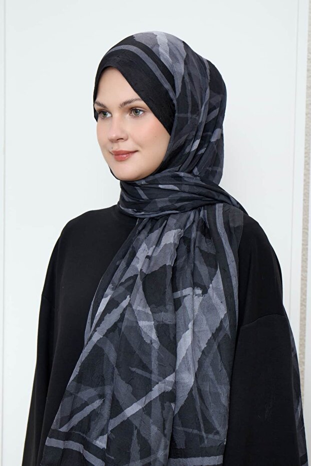 شال من الخيزران بنمط خط - 2
