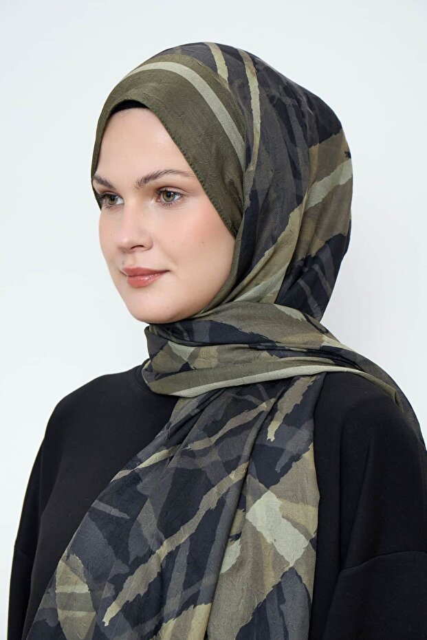 شال من الخيزران بنمط خط - 3