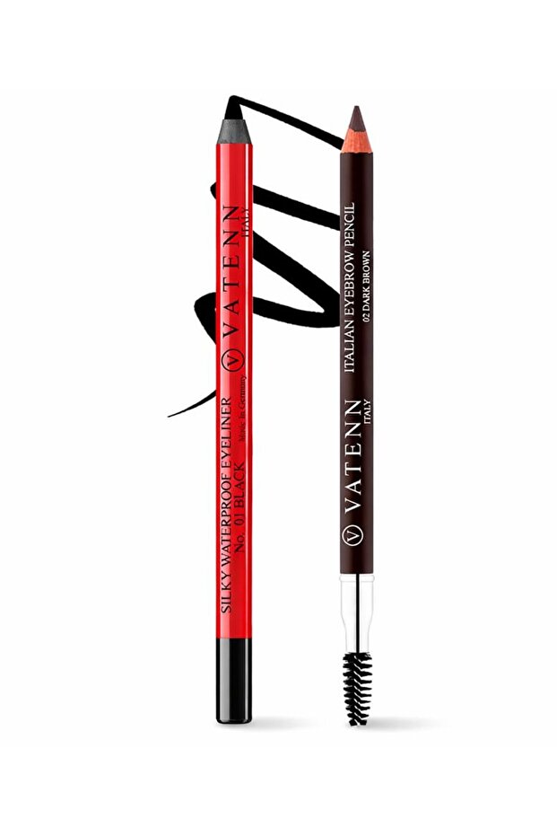 long-lasting makeup set, long-lasting makeup set silky waterproof kajal kohl eyeliner black & ital