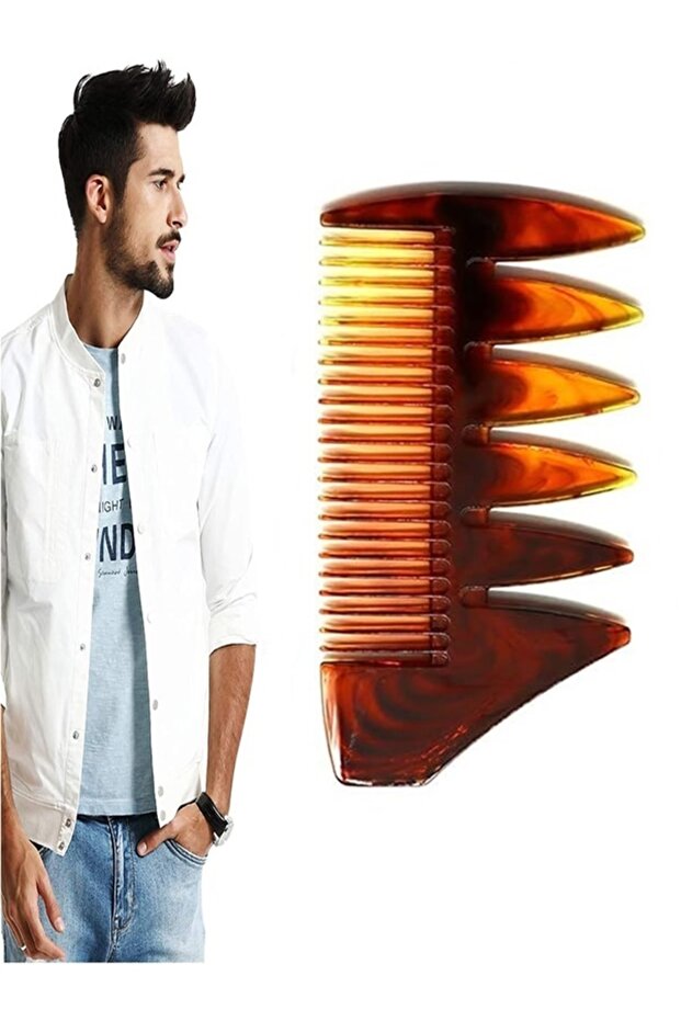 Double-Toothed Multi-Purpose Professional and Home-Use Hair Styling Comb