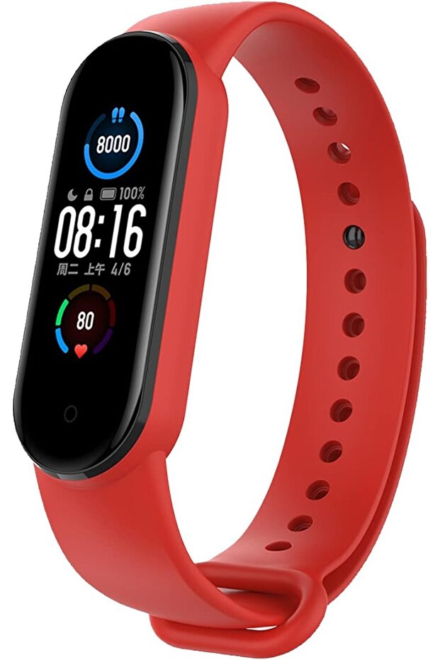 أساور معصم بديلة قابلة للتعديل مصنوعة من السيليكون الناعم لسوار Mi Band 3/4