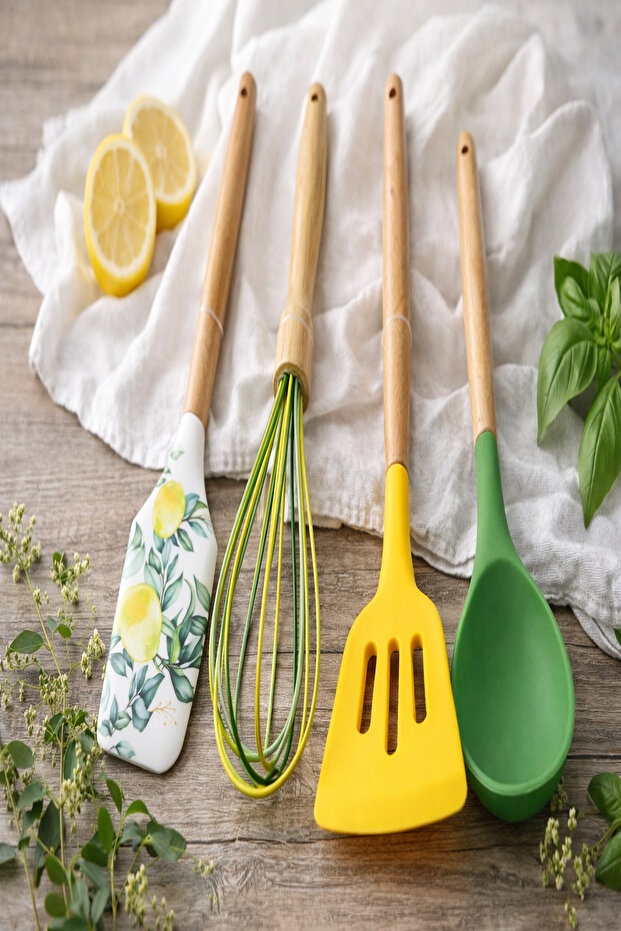 Silikon Limon Dörtlü Mutfak Seti - 2