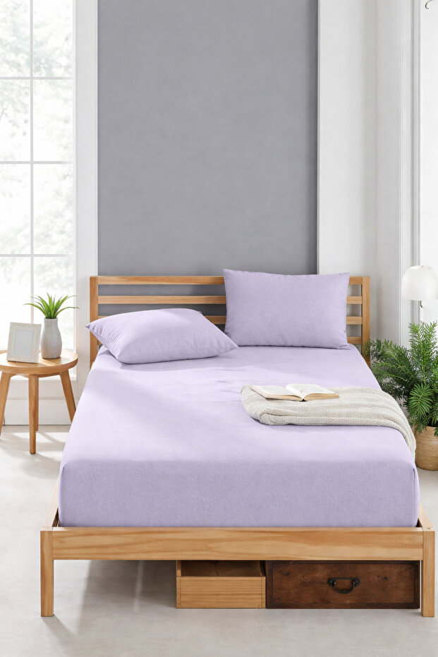Cotton Padded Elastic Sheet – Double Size | Soft & Non-Slip Design