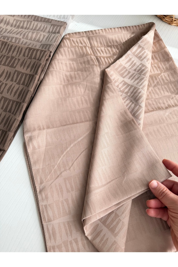 Levidor blue jakar şal (latte) - 4