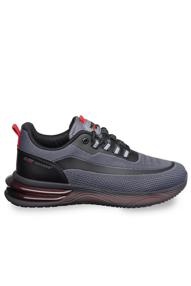 Men's Gray Smoked Daily Walking Sports Shoes Balon Air Zoom Sole 3029