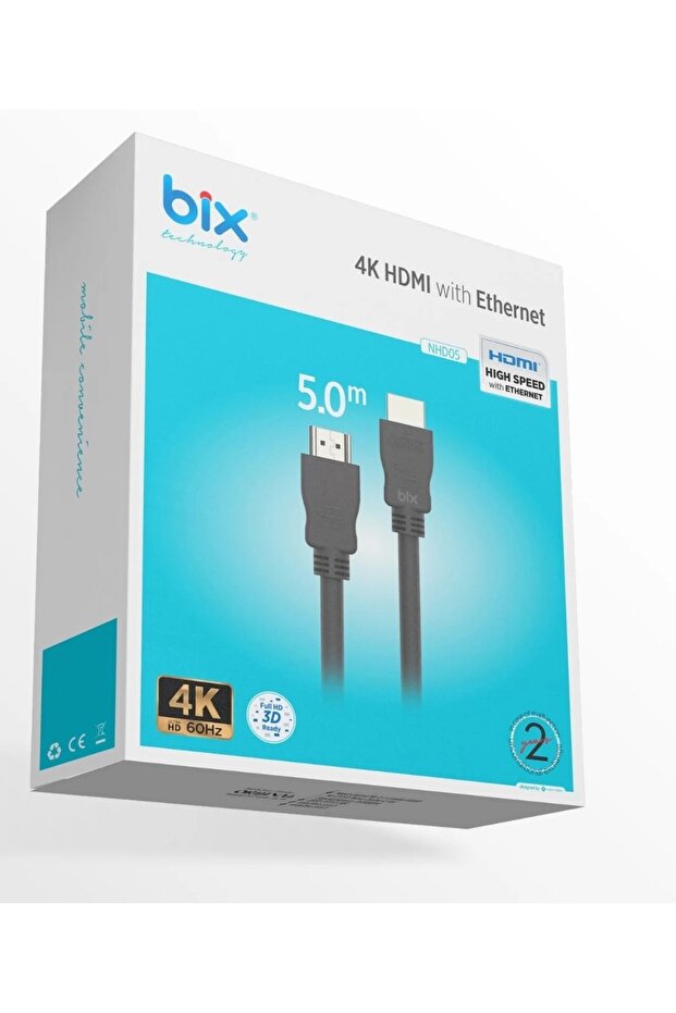 NHD05 كابل HDMI عالي السرعة 5 متر 4K 60 هرتز