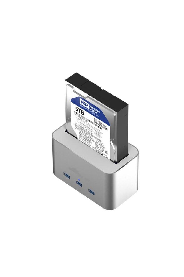 محطة توصيل CODEGEN CDG-DOC-303 2.5" و 3.5" USB 3.0 من الألومنيوم Sata 3