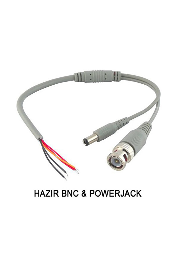 كابل BNC + POWER JACK أحادي، عبوة من 10 قطع