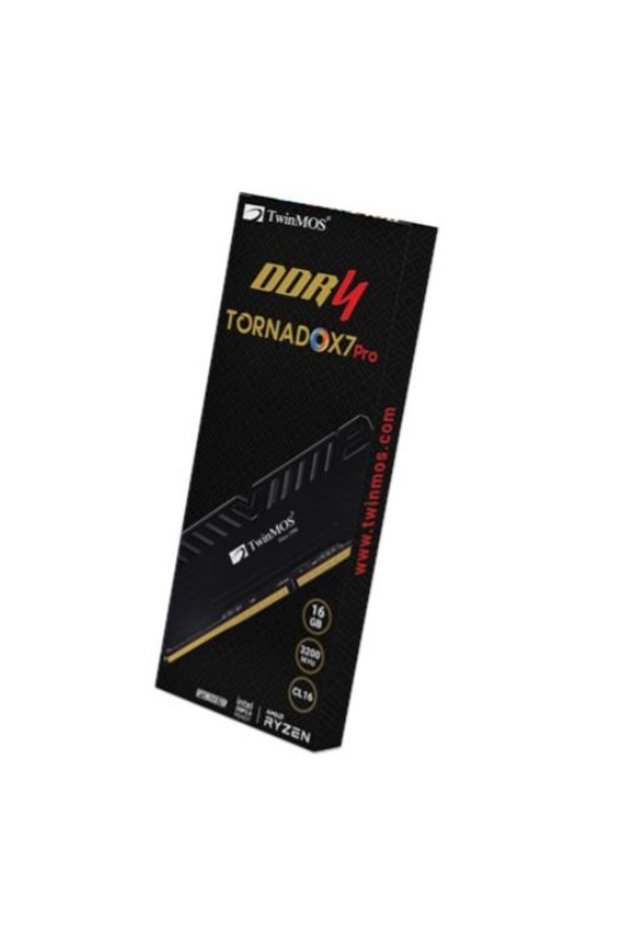 Twinmos tmd416gb3200d16bkx7p 16gb (single piece) ddr4 3200mhz tornadox7 pro (cooled) pc memory