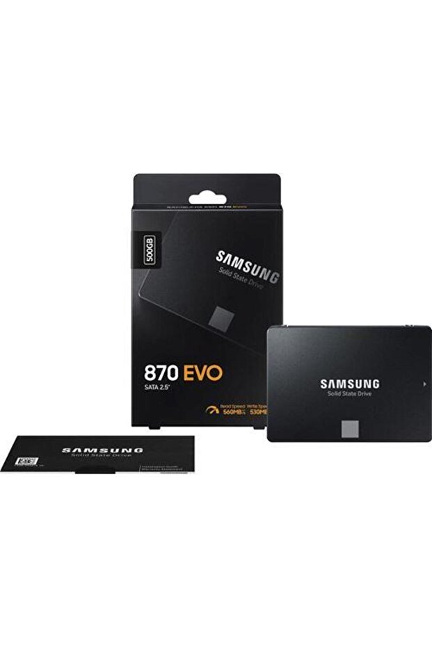 Samsung Mz-77E500Bw 870 Evo 2.5" 500Gb (560/530Mb/S) Sata (V-Nand) Ssd Disk