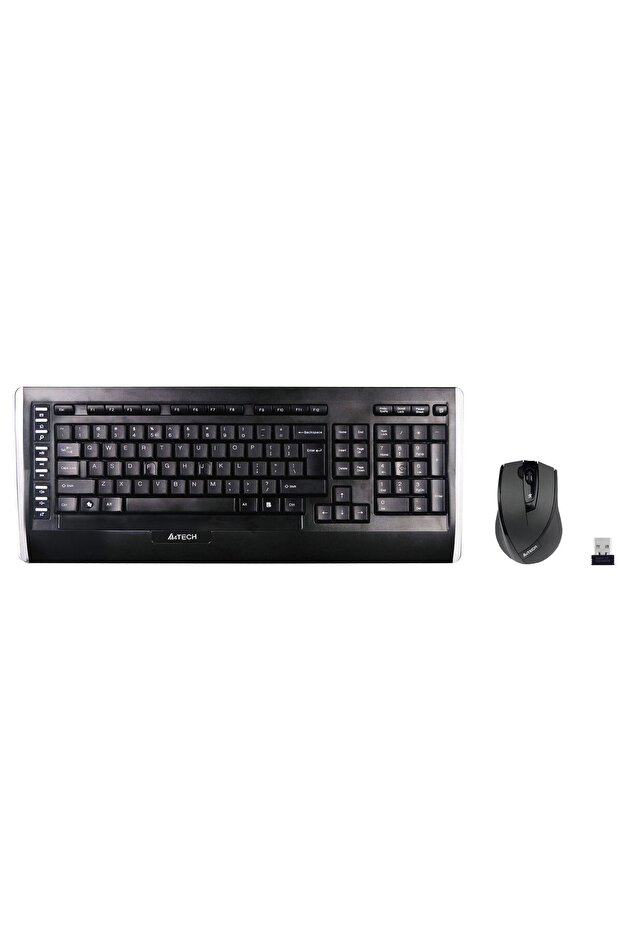 Tr58 9300F Wireless Q Keyboard-Mouse Black-Gray Se