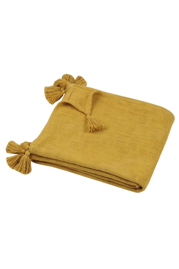 Sanchez Bedspread 180×240 cm - Mustard