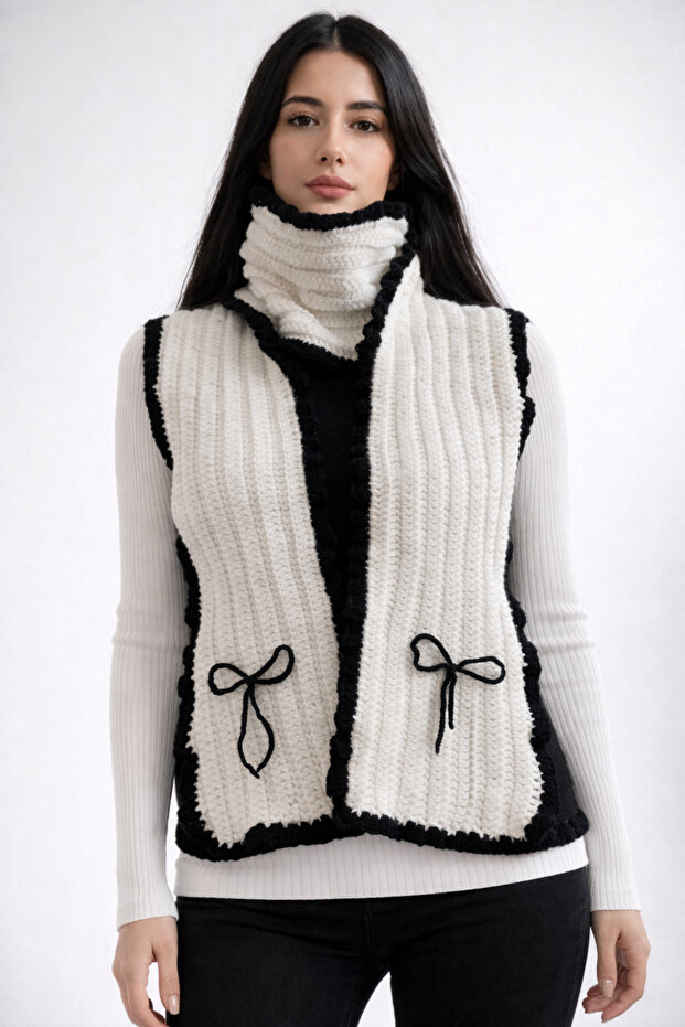 Knitted Women's Pinterest Scarf