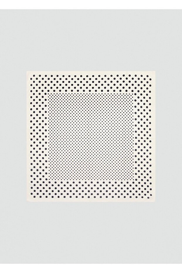 Saten puantiyeli fular - 2