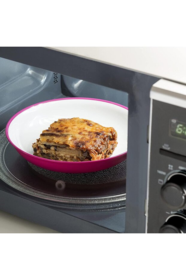 Sanaliving plastic tableware set - Fuchsia - 7