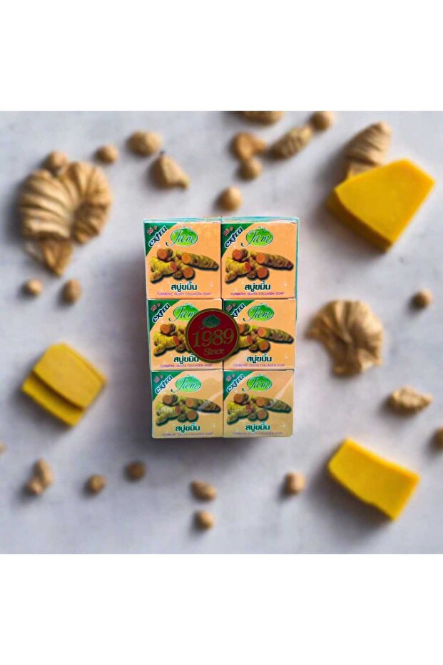 Turmeric Gluta Collagen Soap, 12PCS COMBO PACK – Brightening, Anti-Aging & Skin Revitalising Bar