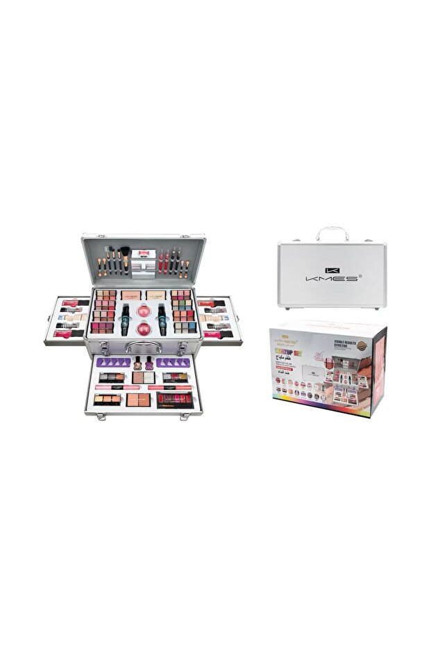 Makeup Set – Complete Face Palette with Eyeshadow, Lipstick & Accessories