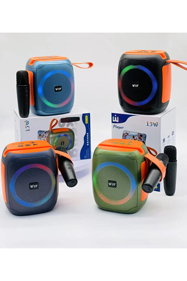 مكبر صوت بلوتوث WUF-109K مع ميكروفون