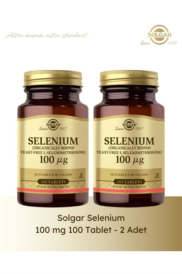 Selenium 100 mcg 100 Tablet 2 Adet - 1