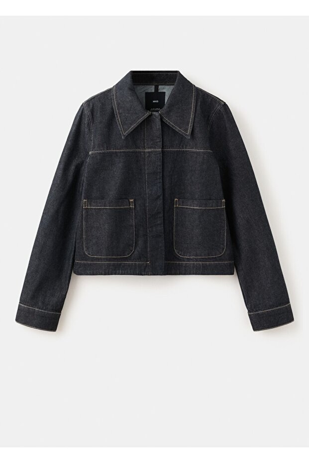 Cepli denim ceket - 3