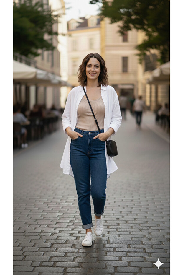 حقيبة كتف مربعة الشكل بتصميم بسيط مع حزام قابل للتعديل - 5